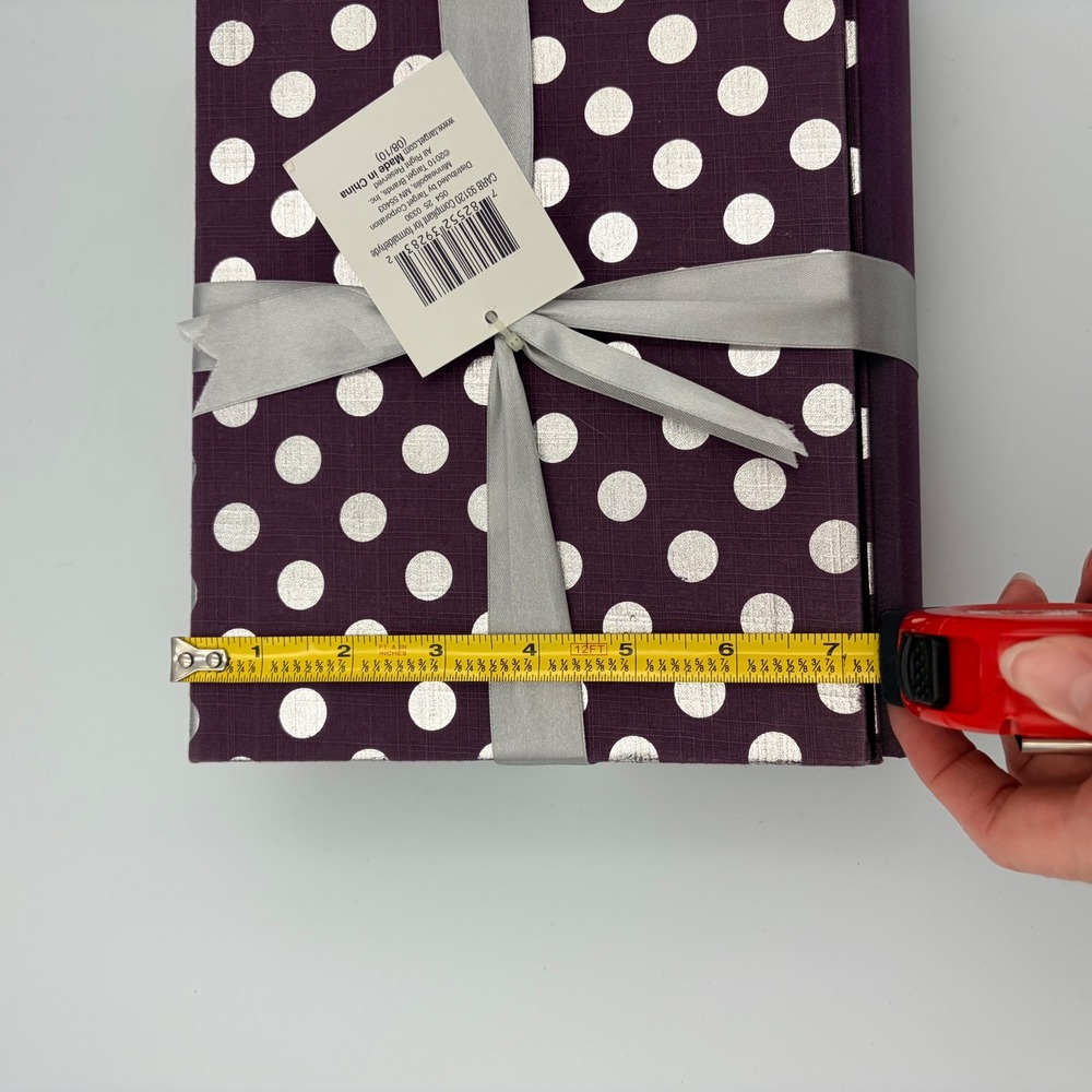 Target 2 Photo Album Gift Set Purple Silver Polka Dot 80 Photos Acid Free Pocket - Picture 9 of 9